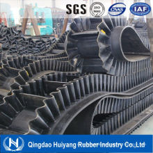 Corrugated Sidewall Conveyor Belt Rubber Belt for Heavy Duty Industry